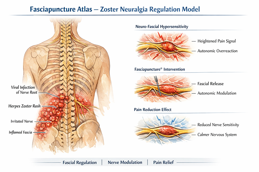 Acute Herpes Zoster Pain Relief with Fasciapuncture®