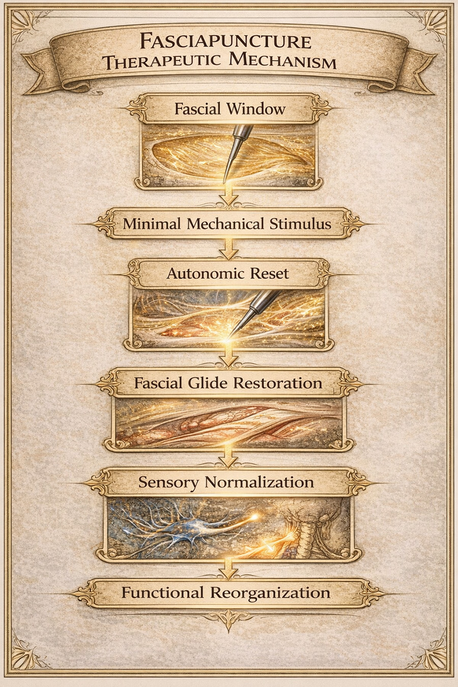 Fasciapuncture Treatment Model