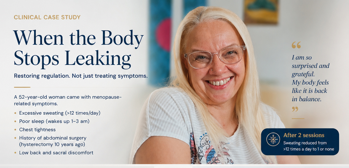 When the Body Stops Leaking clinical case