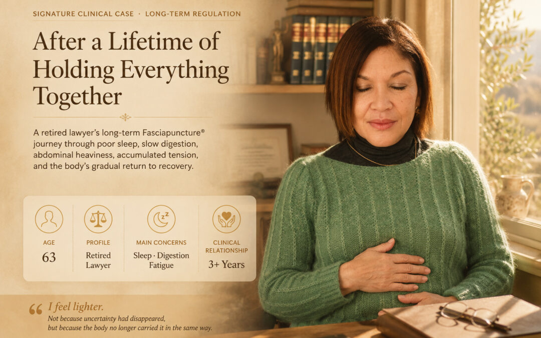 After a Lifetime of Holding Everything Together | Fasciapuncture® Clinical Case