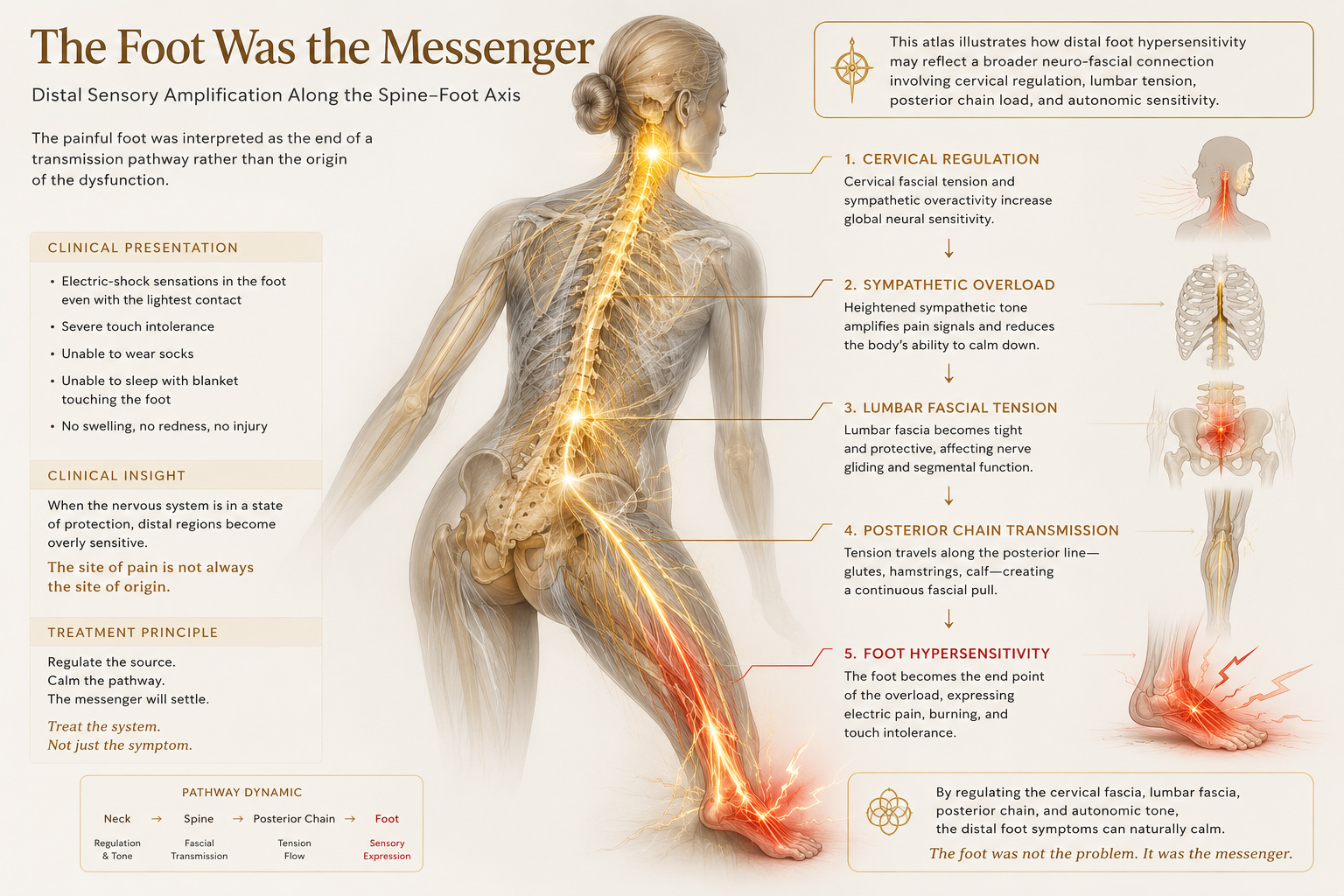 Distal hypersensitivity and neuro-fascial irritation clinical case
