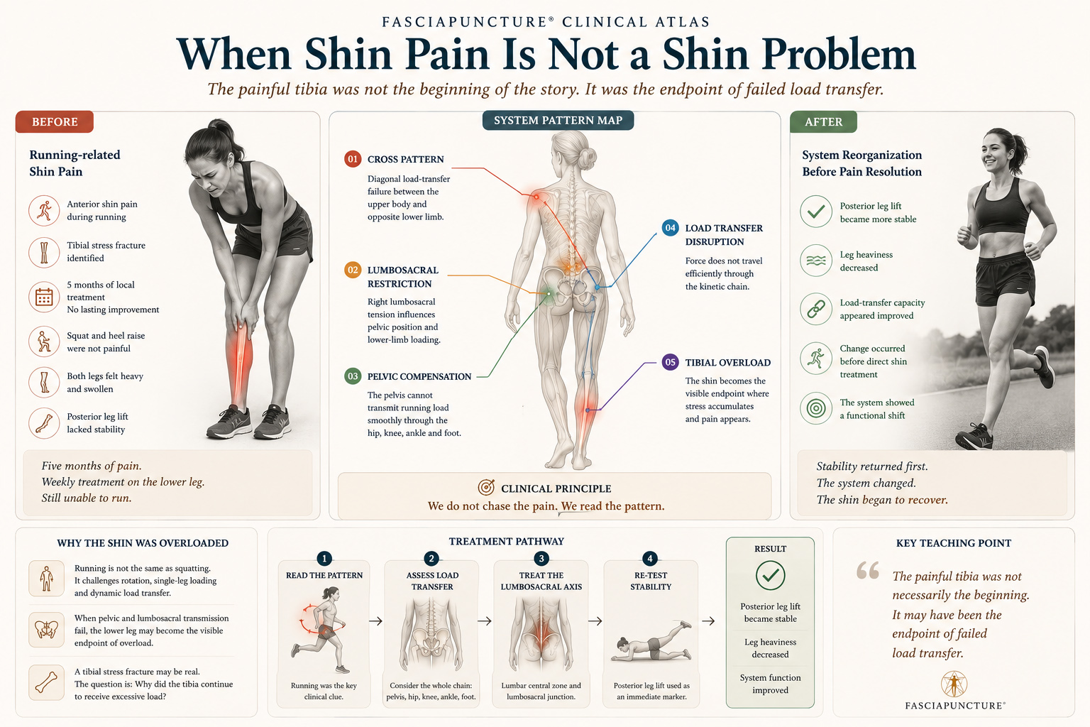 The painful tibia was not necessarily the beginning.
