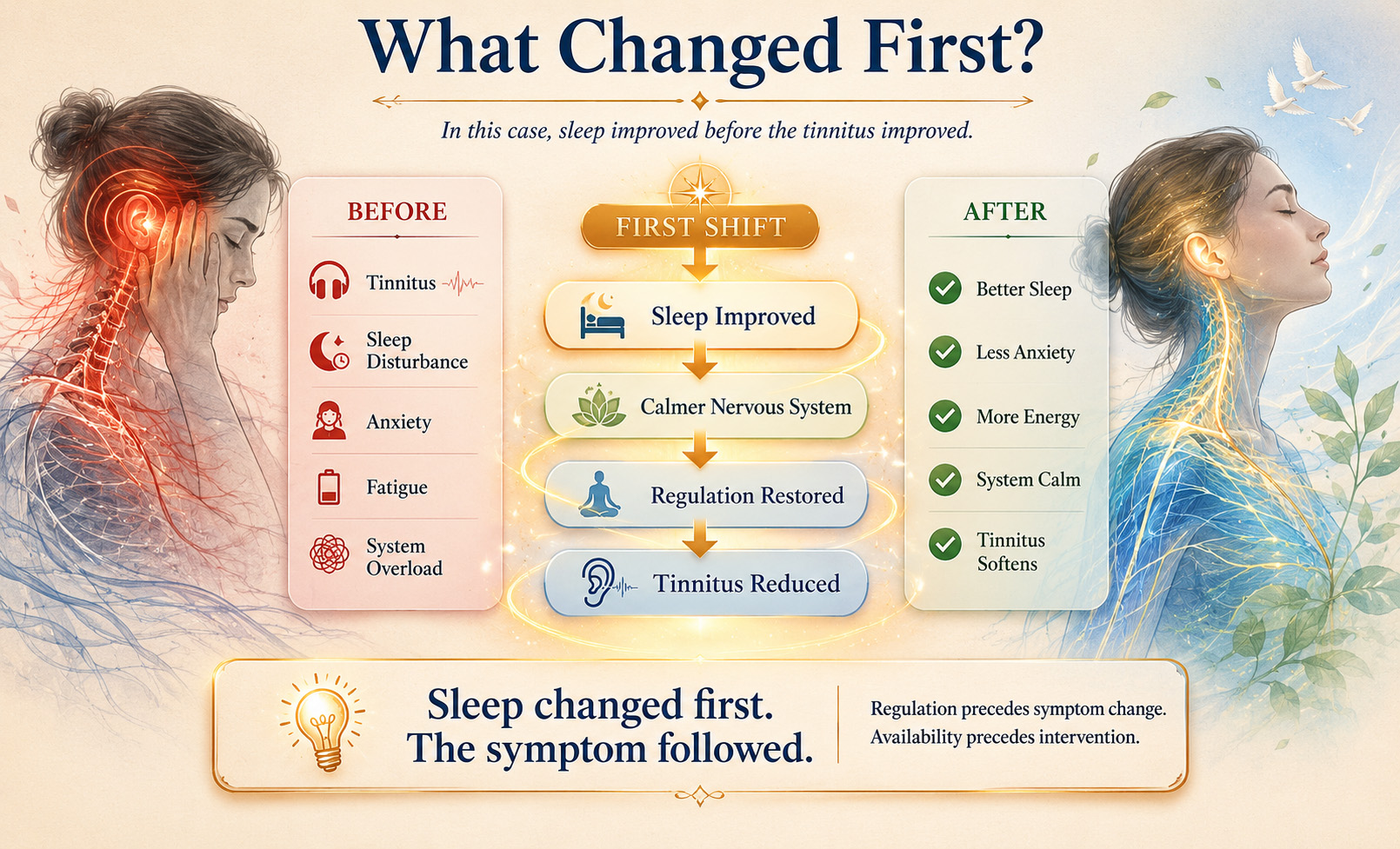 What Changed First clinical atlas showing sleep improving before tinnitus reduction