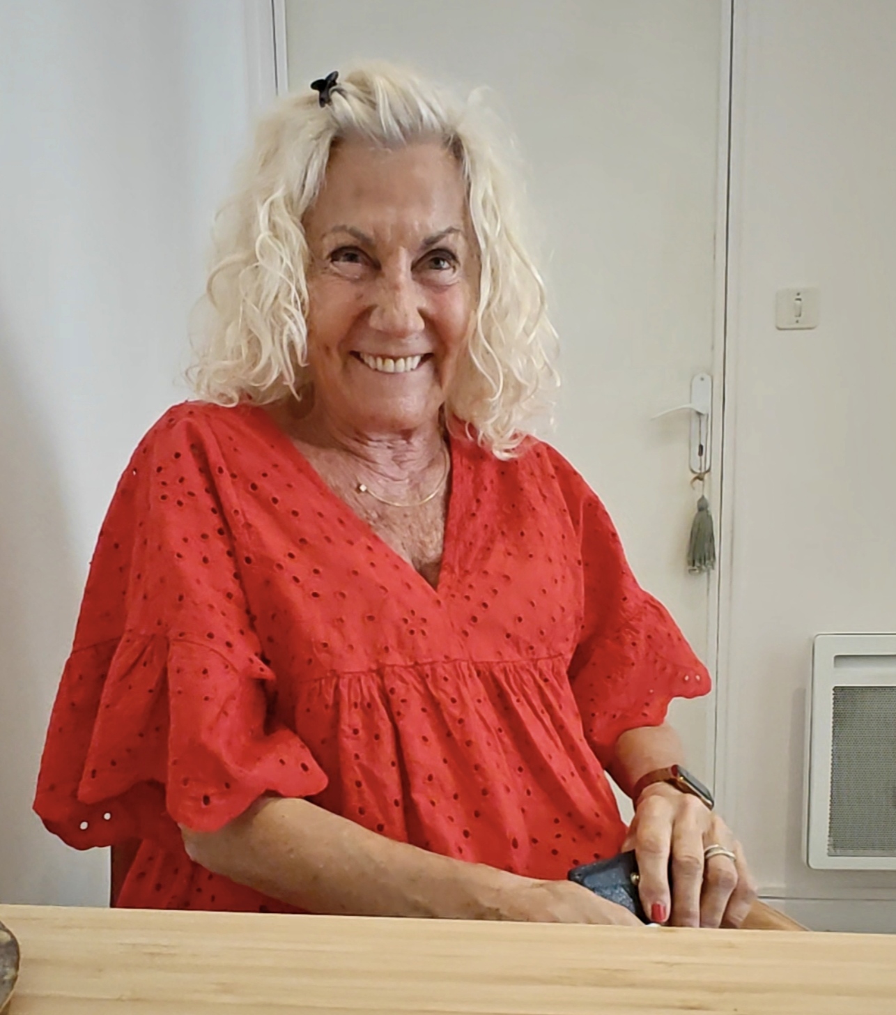 Marine smiling after long-term Fasciapuncture care